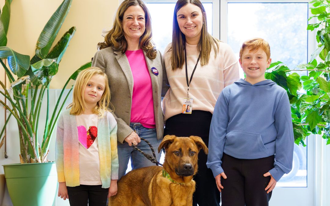 Lauren Marks Visits Humane Pennsylvania & Sponsors Trotter’s Adoption