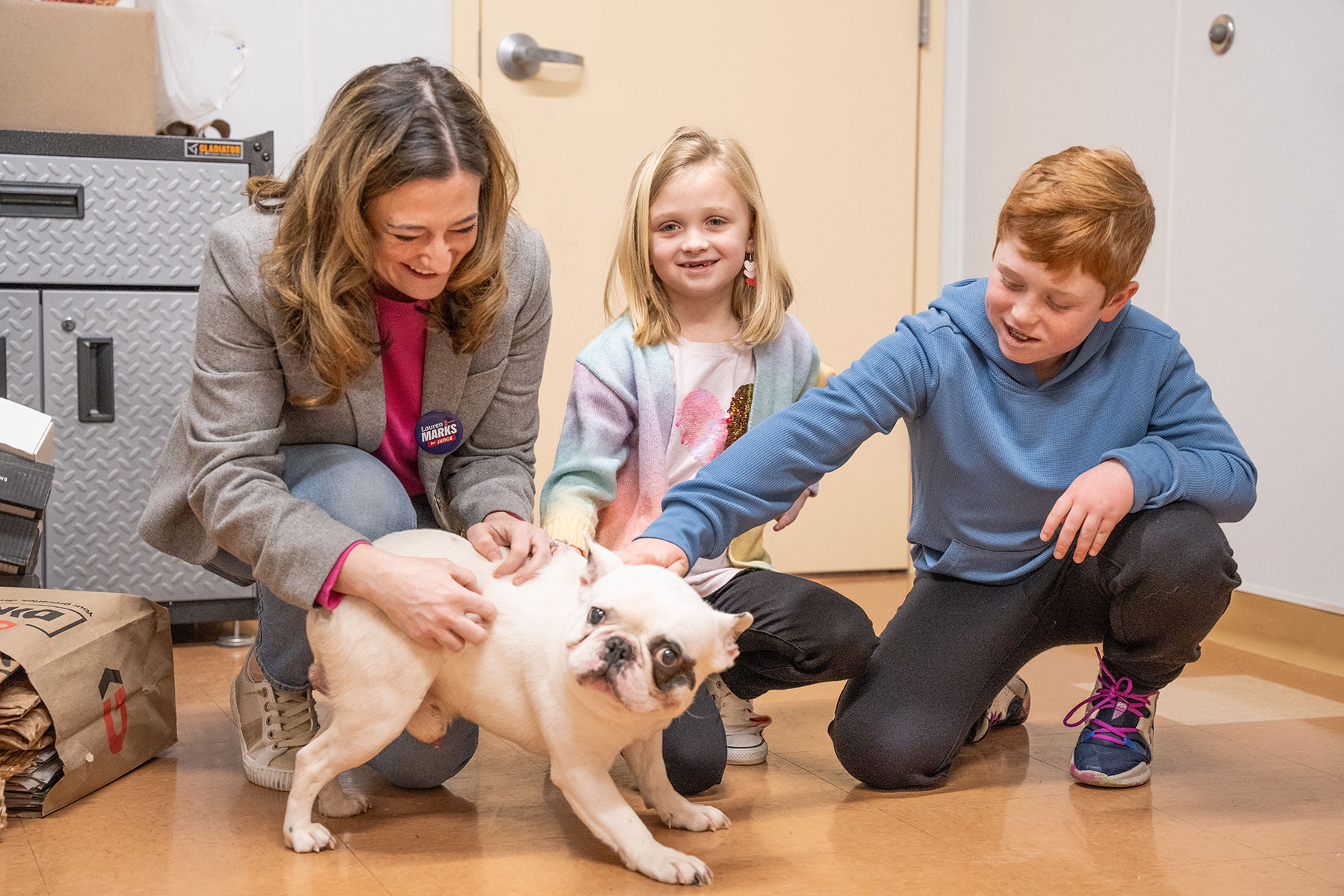Lauren Marks Visits Humane Pennsylvania & Sponsors Trotter’s Adoption